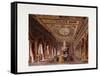 The Throne Room, Carlton House, 1819-Charles Wild-Framed Stretched Canvas