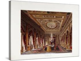 The Throne Room, Carlton House, 1819-Charles Wild-Stretched Canvas