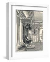 The Throne Room Dublin Castle, 1896-null-Framed Giclee Print