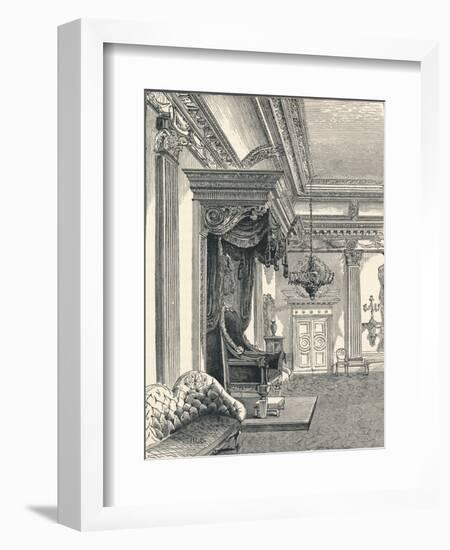 The Throne Room Dublin Castle, 1896-null-Framed Giclee Print