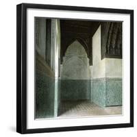 The Throne Room in the Kasbah, Tangier (Morocco), Circa 1885-Leon, Levy et Fils-Framed Photographic Print