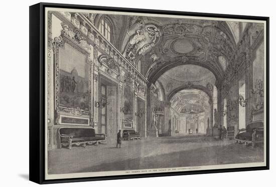 The Throne Room of the Palace of the Luxembourg-Felix Thorigny-Framed Stretched Canvas