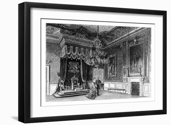 The Throne Room, St James's Palace, London, C1888-null-Framed Giclee Print