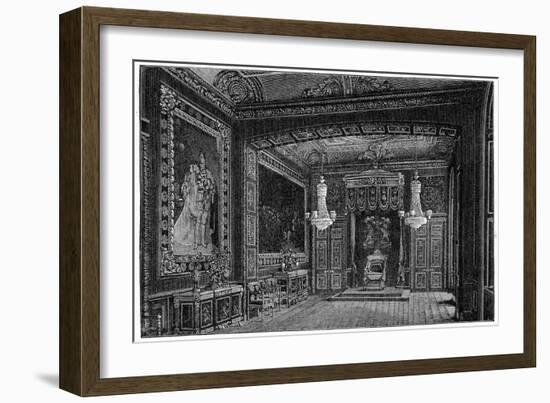 The Throne Room, Windsor, 1880-Robert Taylor Pritchett-Framed Giclee Print