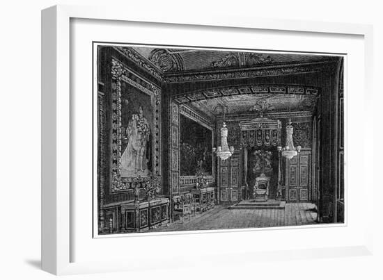 The Throne Room, Windsor, 1880-Robert Taylor Pritchett-Framed Giclee Print
