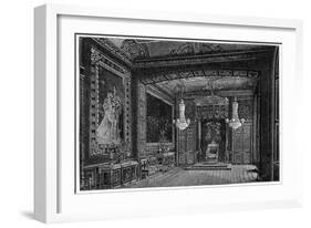 The Throne Room, Windsor, 1880-Robert Taylor Pritchett-Framed Giclee Print