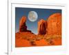 The Thumb Monument in Monument Valley Arizona-tobkatrina-Framed Photographic Print