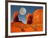 The Thumb Monument in Monument Valley Arizona-tobkatrina-Framed Photographic Print