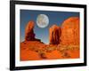 The Thumb Monument in Monument Valley Arizona-tobkatrina-Framed Photographic Print