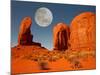 The Thumb Monument in Monument Valley Arizona-tobkatrina-Mounted Photographic Print