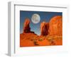 The Thumb Monument in Monument Valley Arizona-tobkatrina-Framed Photographic Print