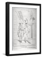 The Thunderer, 1782-James Gillray-Framed Giclee Print