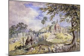 The Thuparama Dagoba at Anuradhapura, Sri Lanka, 1873 (Pencil, Pen, Ink, W/C)-Constance Frederica Gordon-Cumming-Mounted Giclee Print