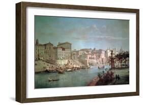 The Tiber to Porto Di Ripetta-Gaspar van Wittel-Framed Giclee Print