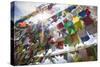 The Tibetan Prayer Flags Made of Colored Cloth-Roberto Moiola-Stretched Canvas