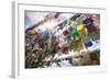 The Tibetan Prayer Flags Made of Colored Cloth-Roberto Moiola-Framed Photographic Print