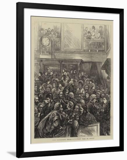 The Tichborne Trial, Luncheon Time in Court-Henry Woods-Framed Giclee Print