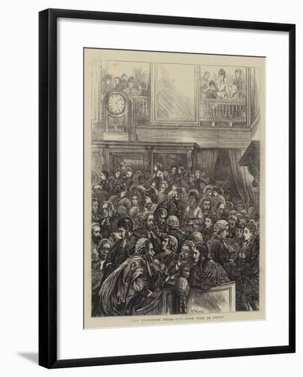 The Tichborne Trial, Luncheon Time in Court-Henry Woods-Framed Giclee Print