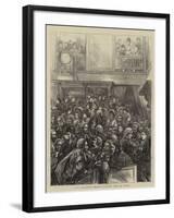 The Tichborne Trial, Luncheon Time in Court-Henry Woods-Framed Giclee Print