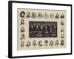 The Tichborne Trial, Portraits of the Judges, Counsel, Witnesses, Etc-null-Framed Giclee Print