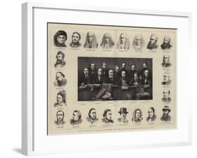 The Tichborne Trial, Portraits of the Judges, Counsel, Witnesses, Etc-null-Framed Giclee Print