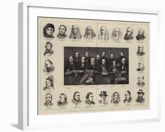 The Tichborne Trial, Portraits of the Judges, Counsel, Witnesses, Etc-null-Framed Giclee Print