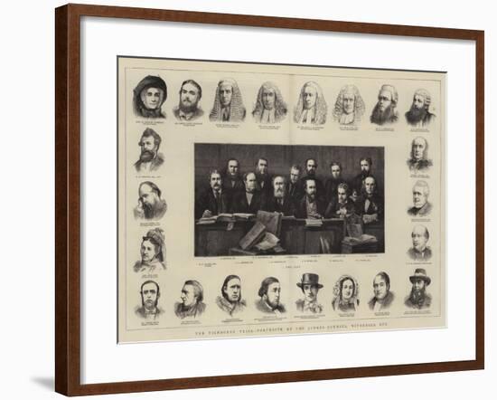 The Tichborne Trial, Portraits of the Judges, Counsel, Witnesses, Etc-null-Framed Giclee Print