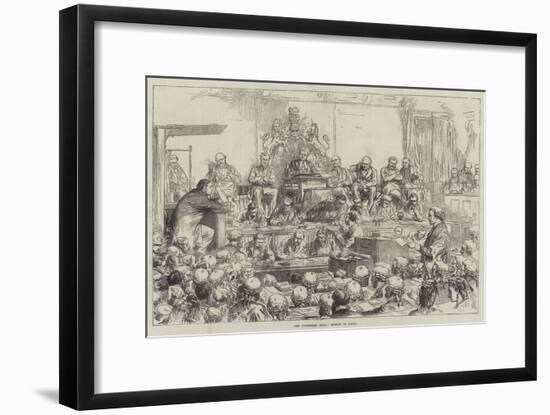 The Tichborne Trial, Sketch in Court-null-Framed Giclee Print