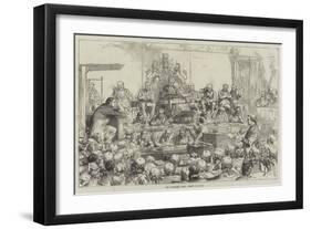 The Tichborne Trial, Sketch in Court-null-Framed Giclee Print