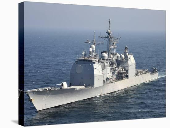 The Ticonderoga-Class Guided-Missile Cruiser USS Shiloh-Stocktrek Images-Stretched Canvas