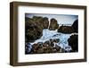 The Tide Rushes in at Siung Beach Outside Yogyakarta, Indonesia-Dan Holz-Framed Photographic Print