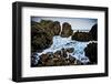 The Tide Rushes in at Siung Beach Outside Yogyakarta, Indonesia-Dan Holz-Framed Photographic Print