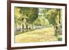 The Tiergarten Park, Berlin-Lesser Ury-Framed Giclee Print