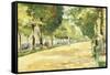 The Tiergarten Park, Berlin-Lesser Ury-Framed Stretched Canvas