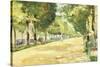 The Tiergarten Park, Berlin-Lesser Ury-Stretched Canvas