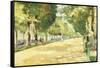 The Tiergarten Park, Berlin-Lesser Ury-Framed Stretched Canvas