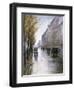 The Tiergartenstrasse, Berlin-Lesser Ury-Framed Giclee Print