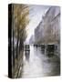 The Tiergartenstrasse, Berlin-Lesser Ury-Stretched Canvas