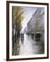 The Tiergartenstrasse, Berlin-Lesser Ury-Framed Giclee Print