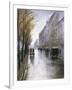 The Tiergartenstrasse, Berlin-Lesser Ury-Framed Giclee Print