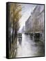 The Tiergartenstrasse, Berlin-Lesser Ury-Framed Stretched Canvas