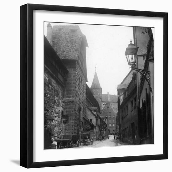 The Tiergartnertor, Nuremberg, Germany, C1900s-Wurthle & Sons-Framed Photographic Print