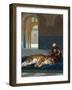 The Tiger and the Guardian (oil on canvas)-Jean Leon Gerome-Framed Giclee Print