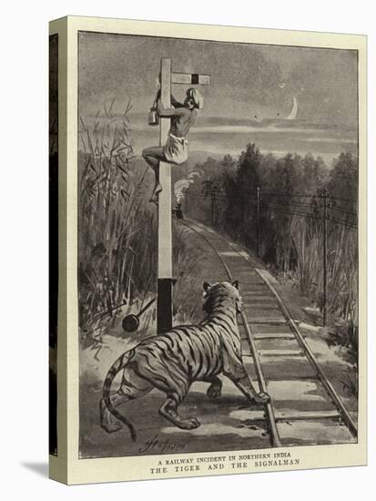 The Tiger and the Signalman-null-Stretched Canvas