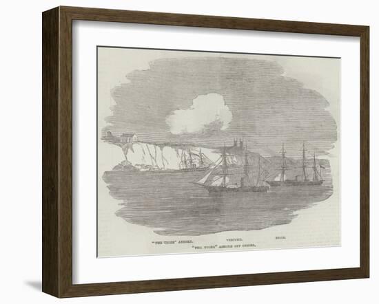 The Tiger Ashore Off Odessa-null-Framed Giclee Print