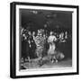 The Tiger Getting Expert Instructions from the Lady, During Charleston Party-Martha Holmes-Framed Photographic Print