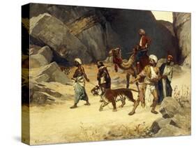 The Tiger Hunt, 1896-Rudolphe Ernst-Stretched Canvas