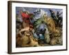 The Tiger Hunt, c.1616-Peter Paul Rubens-Framed Giclee Print