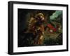 The Tiger Hunt-Eugene Delacroix-Framed Giclee Print