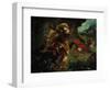 The Tiger Hunt-Eugene Delacroix-Framed Giclee Print